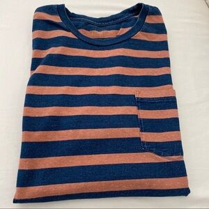 J. Crew Striped Pocket Tee